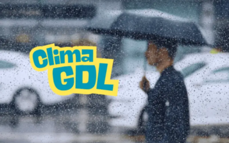 Lluvias sorprenden a Guadalajara este lunes: adiós al calor sofocante