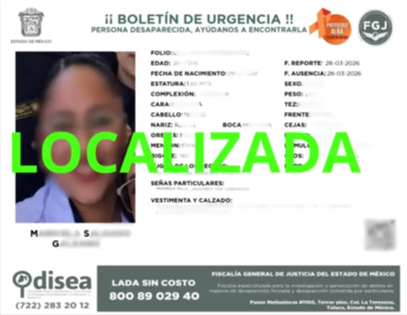 Localizan con vida a mujer desaparecida tras abordar Uber en la Feria del Caballo en Edomex