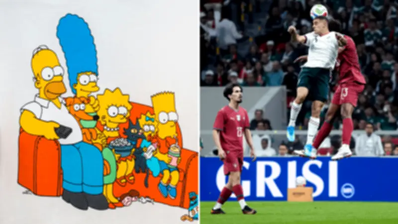 Los Simpson predijeron el aburrido empate entre México y Portugal en el Estadio Banorte
