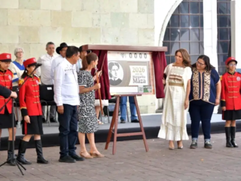 Lotería Nacional lanza billete conmemorativo en honor a Margarita Maza