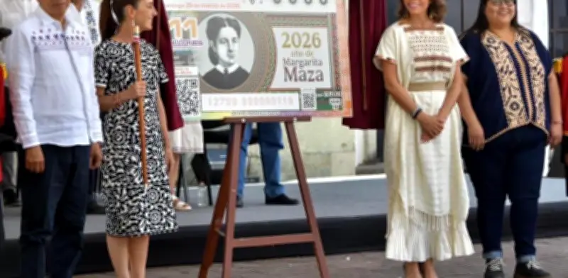 Lotería Nacional lanza boleto conmemorativo de Margarita Maza con premio de 11 millones
