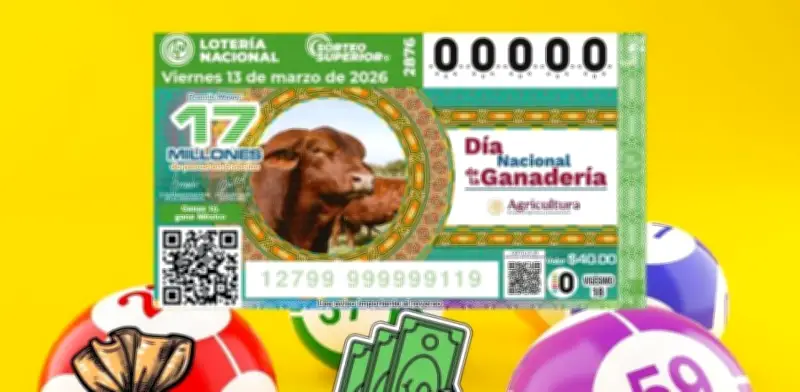Lotería Nacional revela resultados del Sorteo Superior 2876 del 13 de marzo de 2026