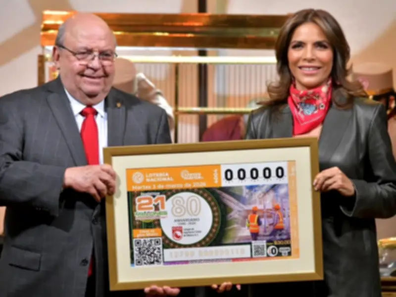 Lotería Nacional rinde homenaje al Colegio de Ingenieros Civiles en su 80 aniversario