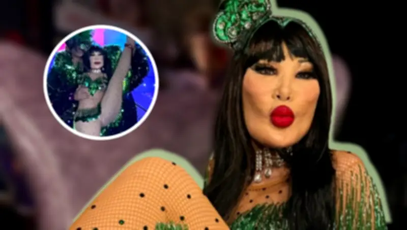 Lyn May sorprende con su elasticidad a los 73 años en 'Perfume de Gardenia'