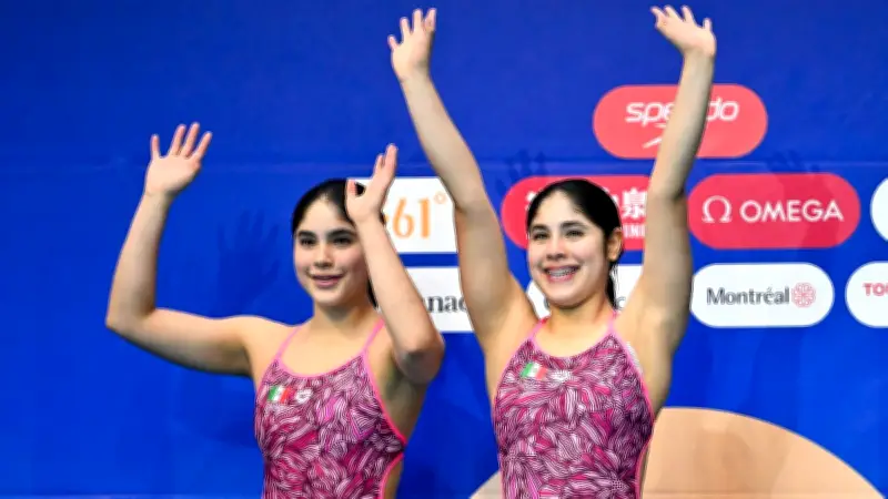 Mía y Lía Cueva: Gemelas mexicanas conquistan bronce en Copa del Mundo de Clavados 2026