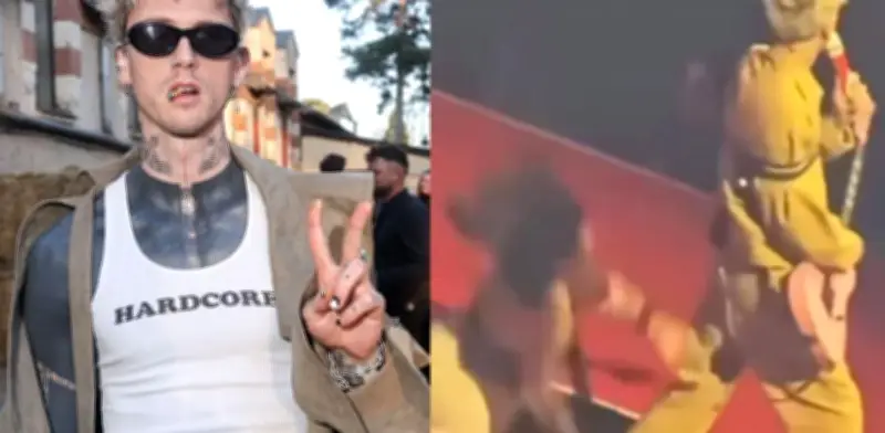 Machine Gun Kelly detiene concierto tras caída de fan por hueco en escenario del O2 Arena