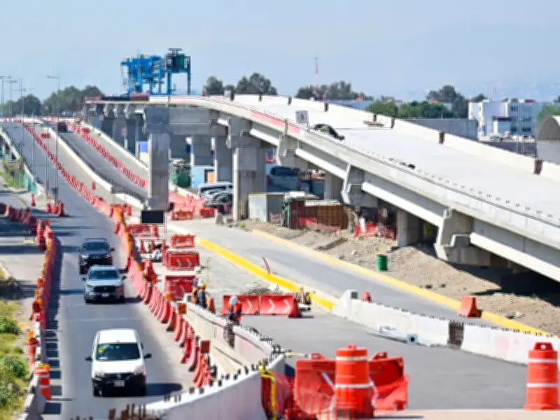 Macrolibramiento Edomex reducirá traslados al AIFA hasta 25 minutos