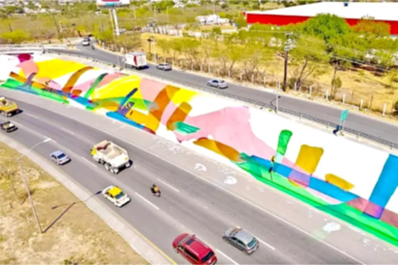 Macromural de Monterrey: Un lienzo urbano que captura la esencia de la ciudad