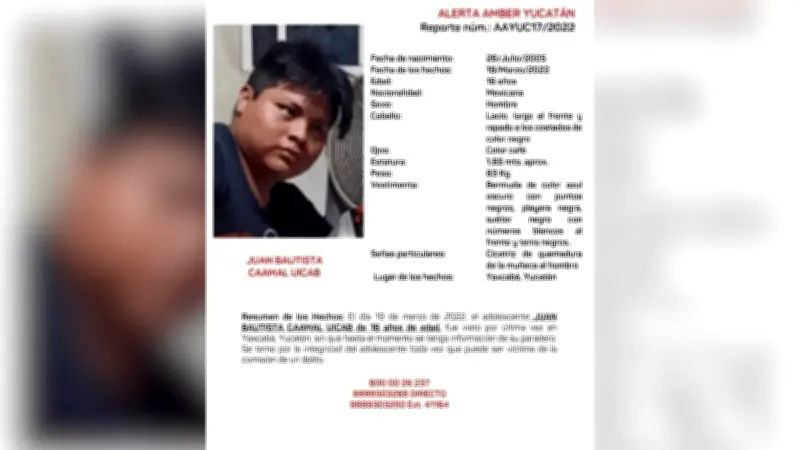 Madre en Yucatán mantiene búsqueda incansable de su hijo desaparecido desde 2022