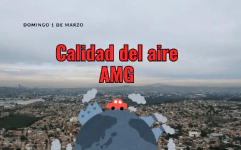 Mala Calidad del Aire en Guadalajara: Miravalle Registra 103 Puntos IMECA