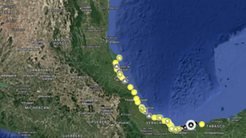 Mapa Ciudadano en Google Maps Rastrea Derrames Petroleros en Veracruz y Tabasco