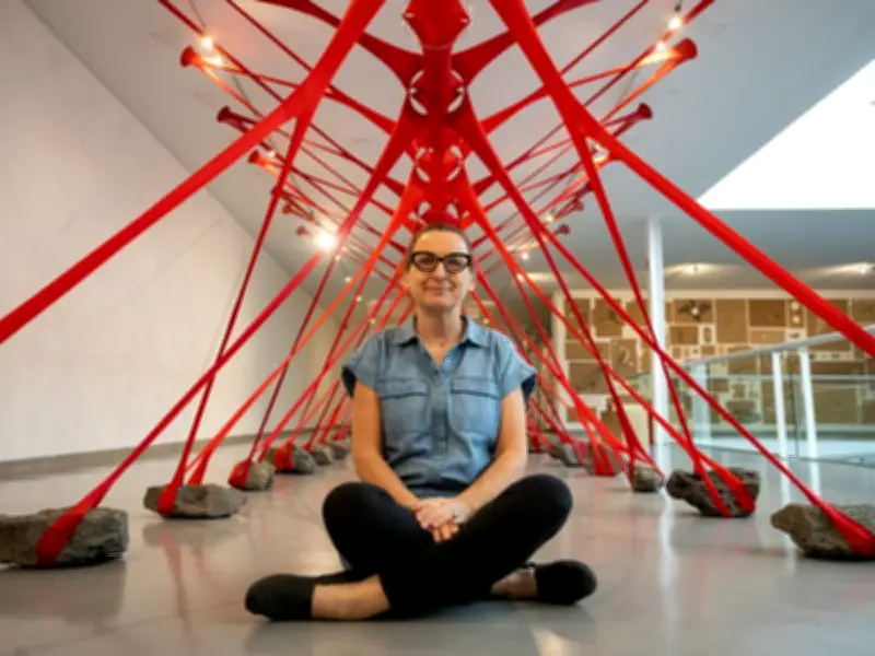 María Ezcurra presenta su primera retrospectiva 'Líneas de fuga' en el Museo Carrillo Gil