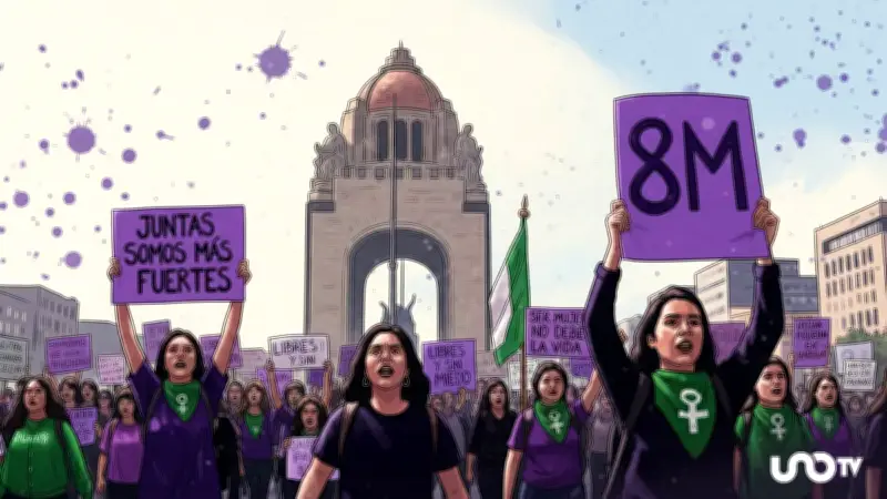 Marcha 8M en CDMX: Guía para llegar al Monumento a la Revolución este 8 de marzo