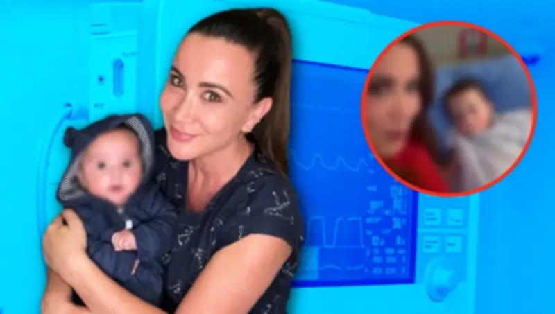 Mariazel vive noche de terror: su bebé hospitalizado en pleno estreno de su telenovela