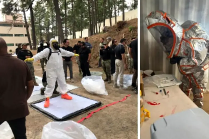 Marina de México intensifica adiestramiento contra amenazas químicas y biológicas