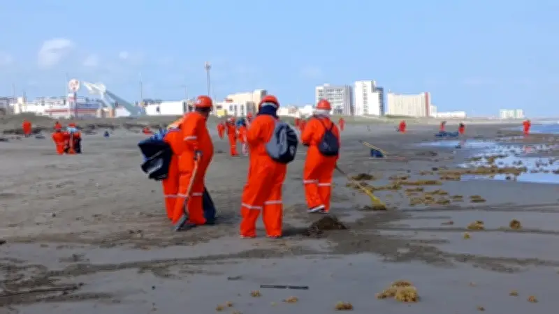 Marina identifica tres fuentes del derrame petrolero en el Golfo de México