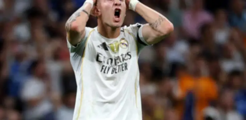 Mastantuono expulsado por insultar al árbitro en derrota del Real Madrid ante Getafe