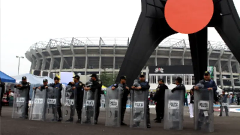 Megaoperativo con 11 mil policías blindará reapertura del Estadio Azteca
