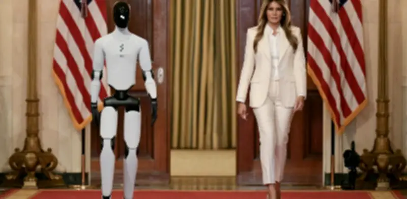 Melania Trump presenta robot humanoide Figure 03 en evento oficial de la Casa Blanca