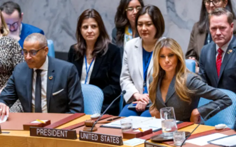 Melania Trump preside sesión de la ONU sobre paz infantil tras ataques a Irán