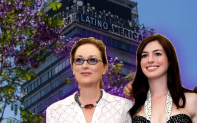Meryl Streep y Anne Hathaway deslumbran en la Ciudad de México previo al estreno