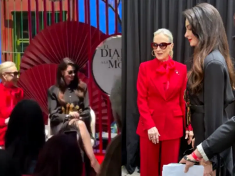 Meryl Streep y Anne Hathaway promocionan en CDMX la secuela de 'El Diablo Viste a la Moda'