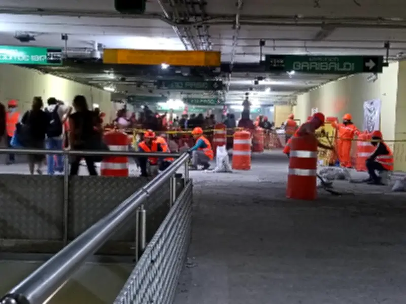 Metro renueva transbordo entre Garibaldi/Lagunilla y Bellas Artes para mejorar seguridad