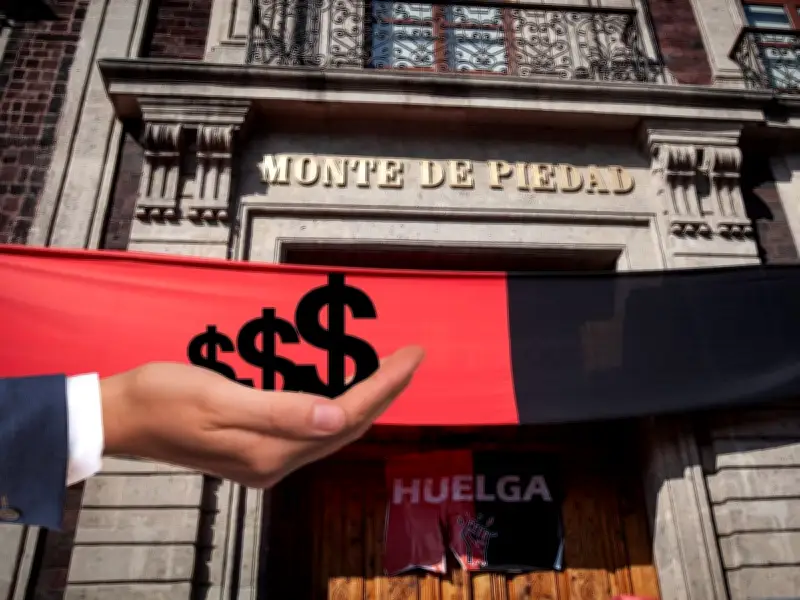 Monte de Piedad presenta propuesta para terminar huelga de seis meses y reabrir sucursales