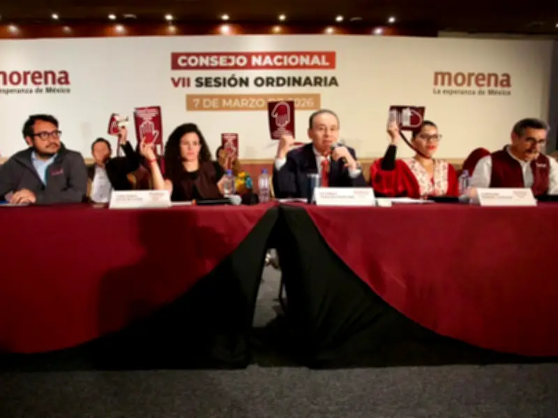 Morena define reglas internas y candidaturas para 2027 en Consejo Nacional
