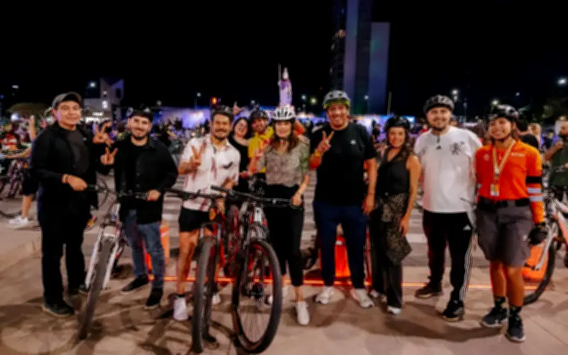Más de 130 mil personas disfrutan la Vía RecreActiva nocturna en Guadalajara