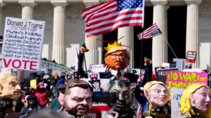 Más de 3 mil protestas contra Trump se desplegarán en Estados Unidos este sábado