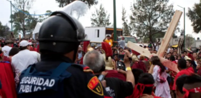 Más de 9 mil policías vigilarán la Representación de Semana Santa en Iztapalapa