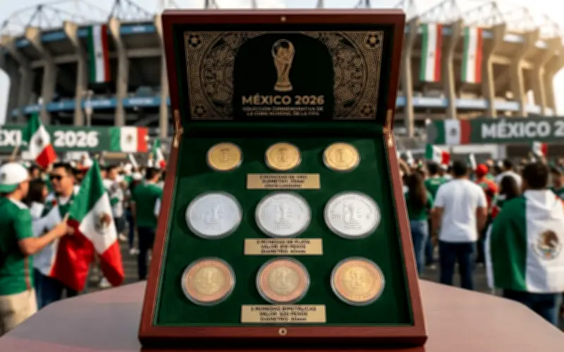 México lanzará monedas conmemorativas para el Mundial de la FIFA 2026