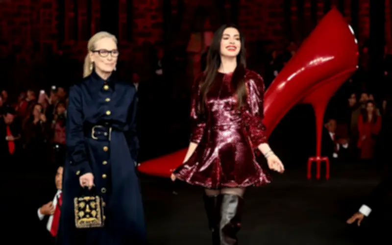 México recibe a Meryl Streep y Anne Hathaway en gira mundial de 'El diablo viste a la moda 2'