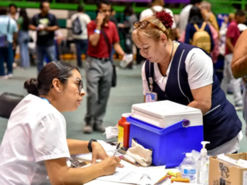 México supera los 30 millones de vacunas contra el sarampión en campaña nacional