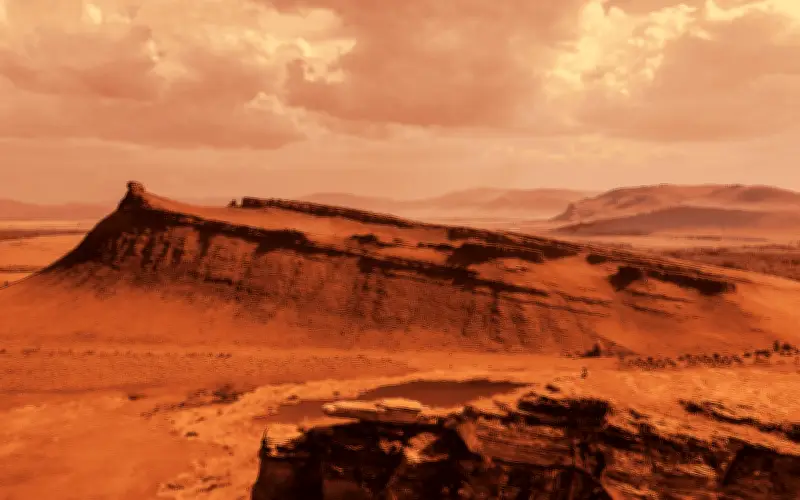 NASA desmiente origen alienígena de 'pirámide' marciana: es formación natural