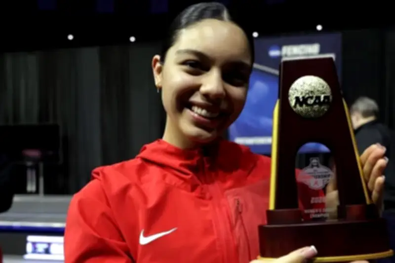 Natalia Botello se corona campeona de la NCAA en sable femenil