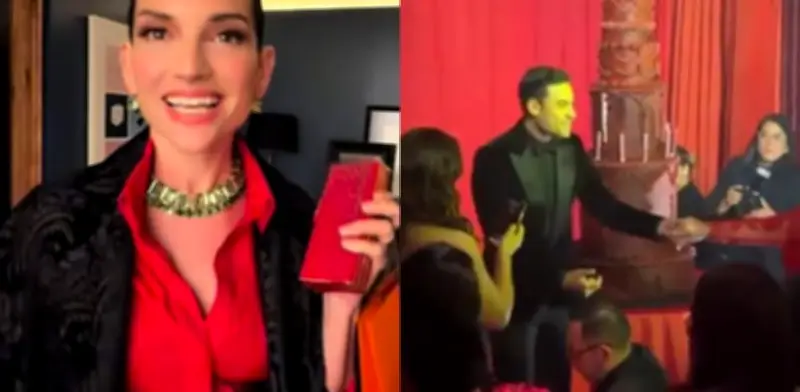 Natalia Jiménez comparte su épico viaje exprés para llegar a la fiesta de Carlos Rivera