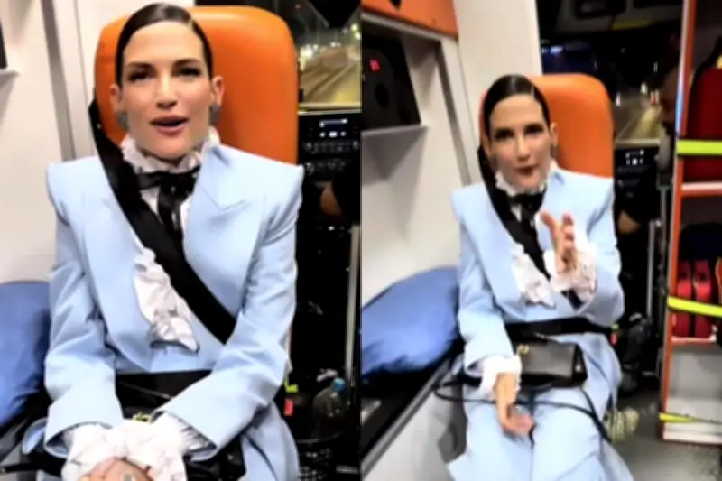 Natalia Jiménez es criticada por usar ambulancia como taxi privado en CDMX