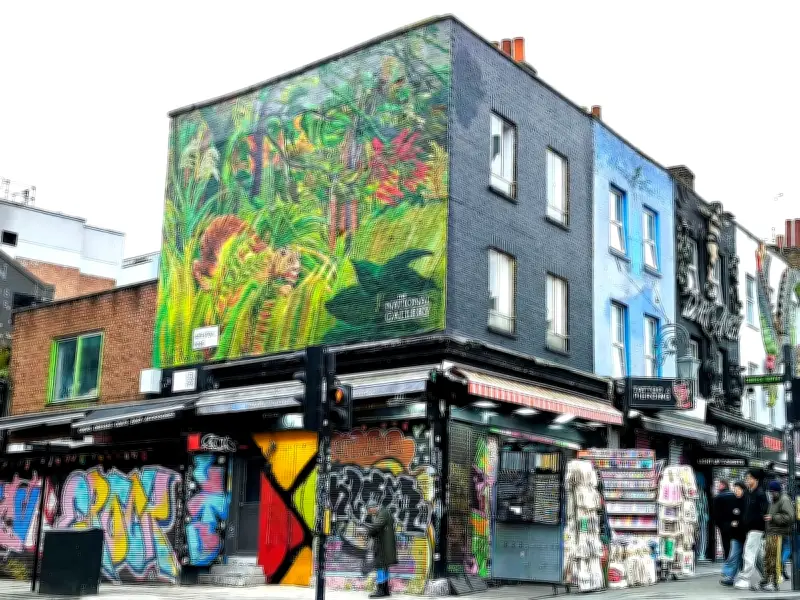 National Gallery de Londres lleva arte clásico a las calles con mural gigante de Rousseau