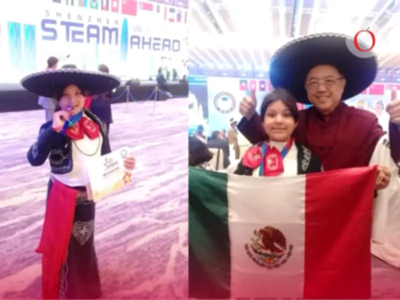 Niña de Celaya gana bronce en Olimpiada de Ciencias en China tras campaña en redes