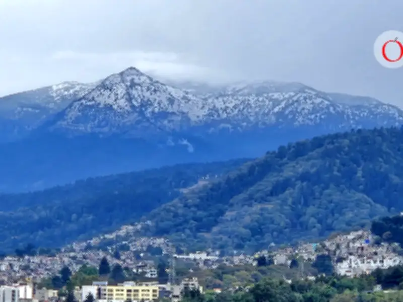 ¿Nieve en el Ajusco? La inesperada postal invernal que sorprendió a la CDMX