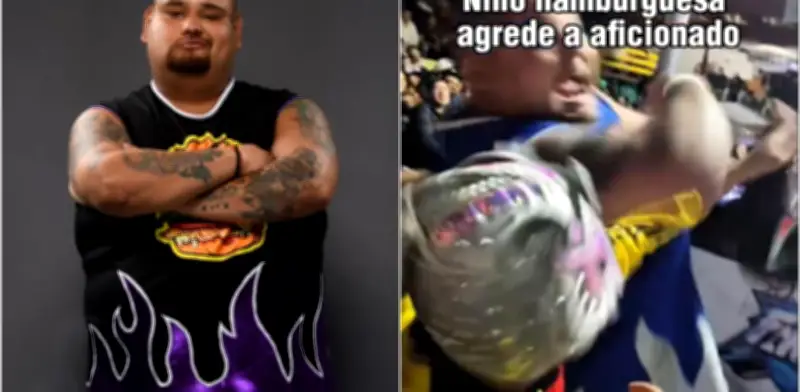 Niño Hamburguesa despedido de Triple A y WWE tras agredir a aficionado del América