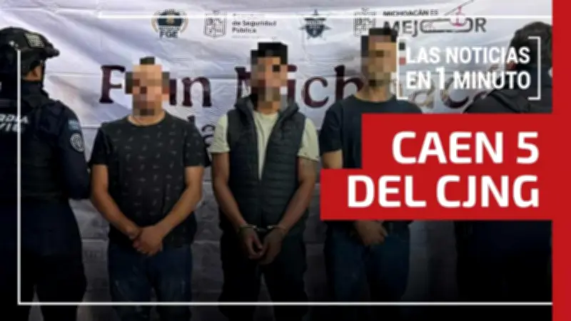 Noticias México: Homicidios Bajan 38.2% en Febrero y Detienen a 5 del CJNG