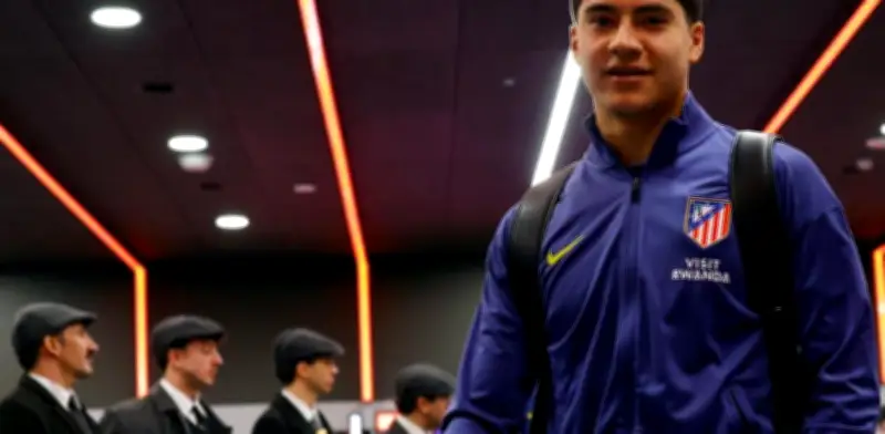 Obed Vargas celebra su primera titularidad con el Atlético de Madrid como un sueño cumplido