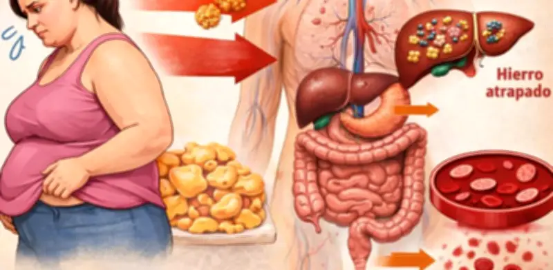 Obesidad y Anemia: La Conexión Metabólica que Explica la Deficiencia de Hierro