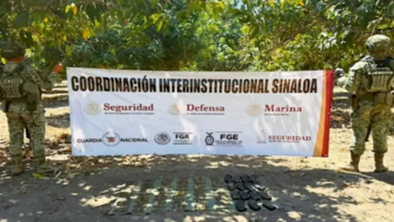 Operativo en Sinaloa asegura rifle Barrett y más de 2,000 cartuchos de grupos delictivos