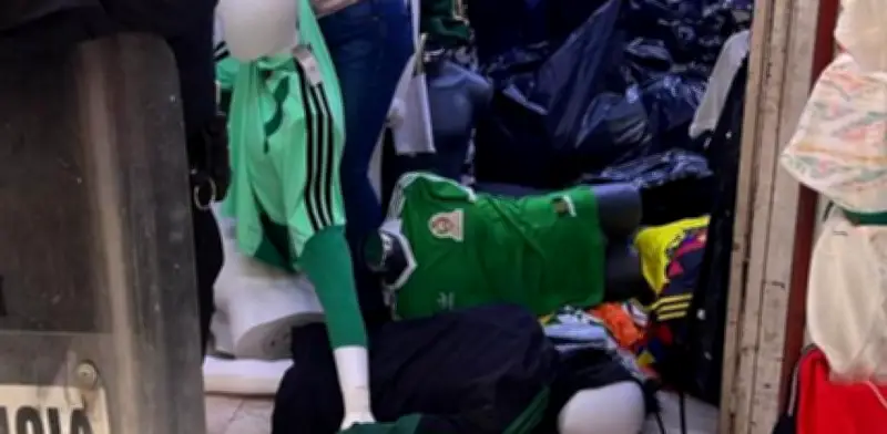 Operativo en Tepito decomisa productos pirata del Mundial 2026 en gran despliegue