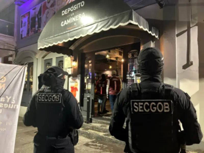 Operativos nocturnos en CDMX: 30 suspensiones y 14 clausuras en marzo