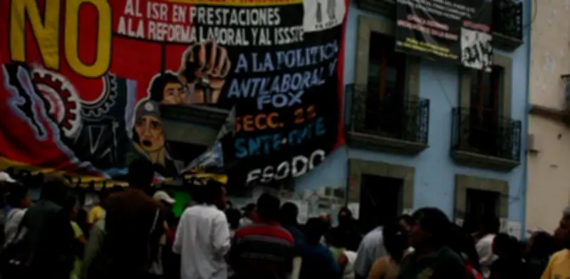 Paro Nacional de Maestros Paraliza Oaxaca con Plantones y Toma de Infraestructura